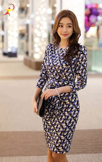 Đầm công sở 007